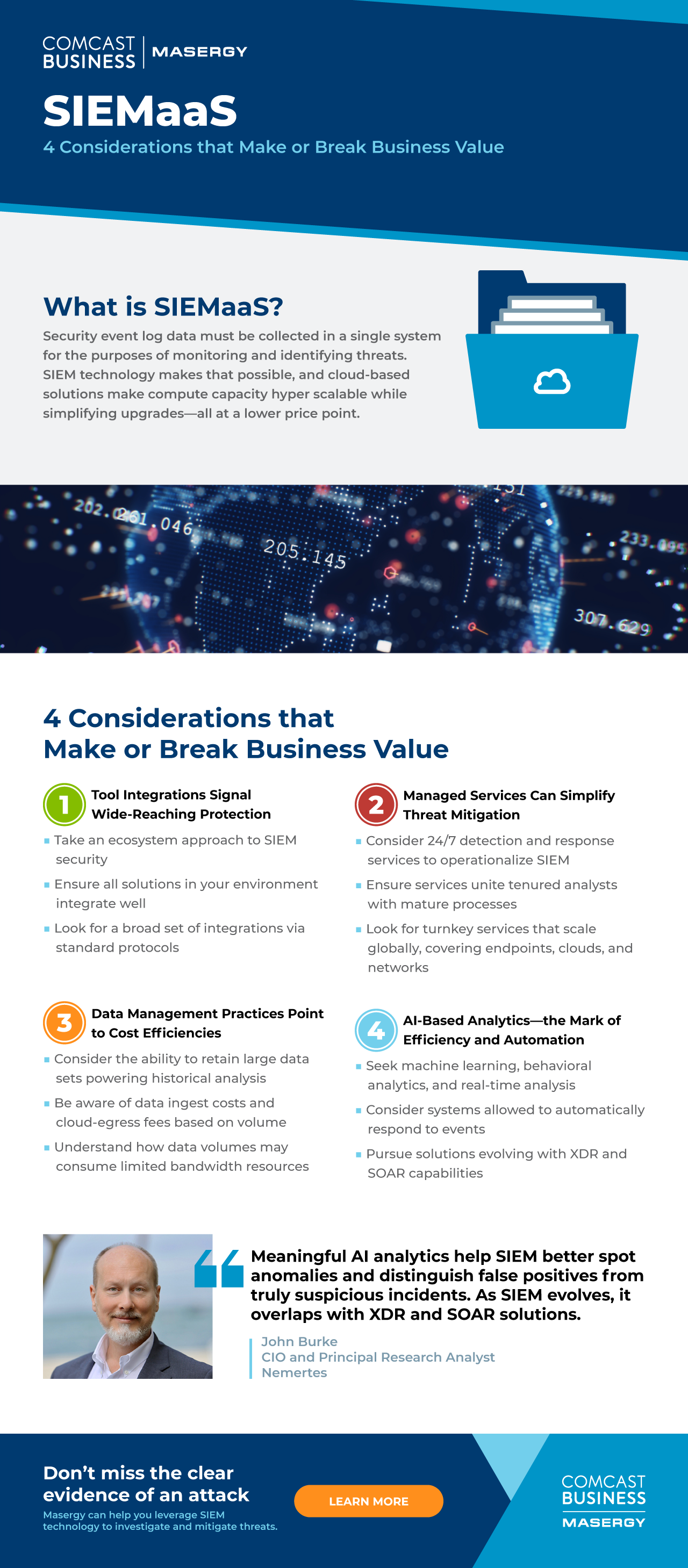Infographic: SIEMaaS: 4 Considerations that Make or Break Business Value